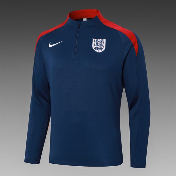 24/25 England royal blue half zip Tracksuit - Image 12