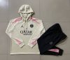 24/25 PSG Apricot half zip Hooded Jacket - Image 37