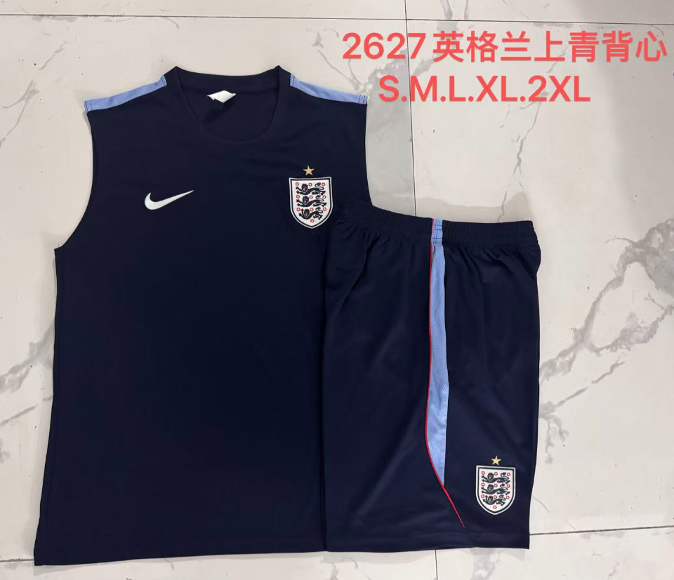 26/27 Vest England cyan suit - Image 1