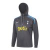 24/25 Tottenham dark gray half zip Hooded Jacket - Image 7