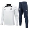 24/25 Corinthians light gray half zip Tracksuit - Image 5