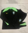 24/25 Brazil black half zip tracksuit - Image 2