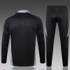 24/25 Italy half zip Tracksuit black - Image 5