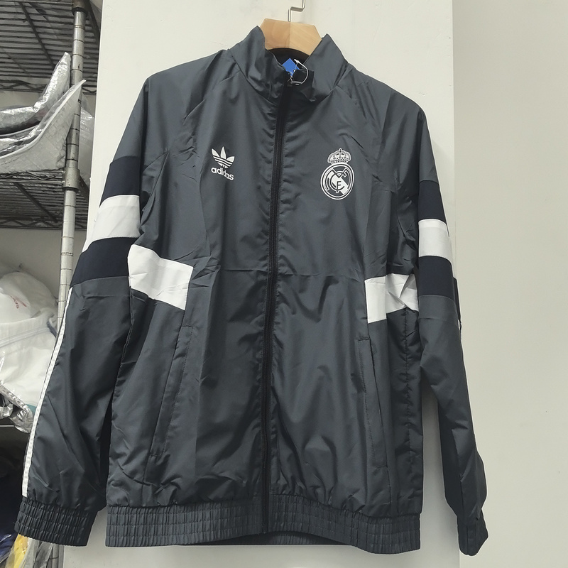 24/25 Real Madrid grey windbreaker - Image 1