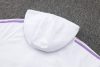 24/25 Germany white half zip Hooded Jacket - Image 27