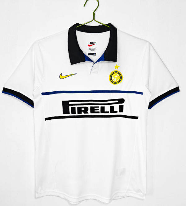 Retro 1998/99 Inter Milan away white - Image 1