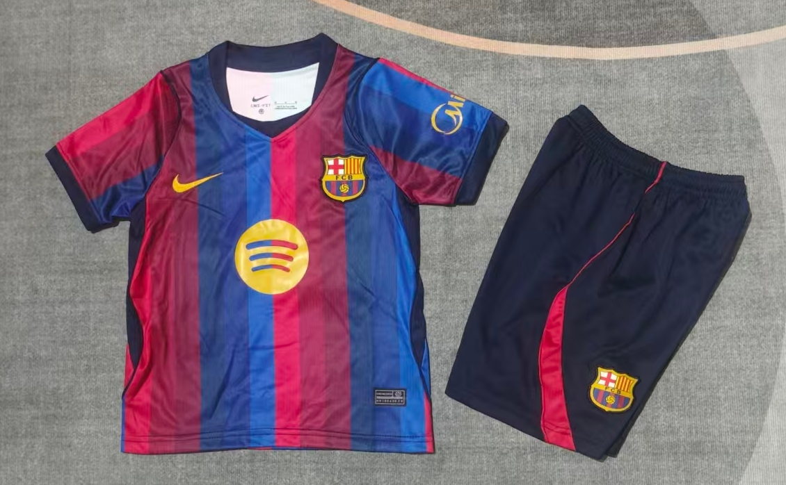 kids Kits 26/27 World Cup Barcelona home - Image 1