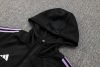 24/25 Germany black half zip Hooded Jacket - Image 19