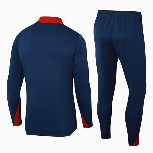 24/25 England royal blue half zip Tracksuit - Image 6
