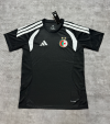 Fan version 2026 Algeria training suit black with white trim