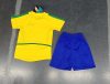 Retro kids kits 2002 Brazil Home - Image 2