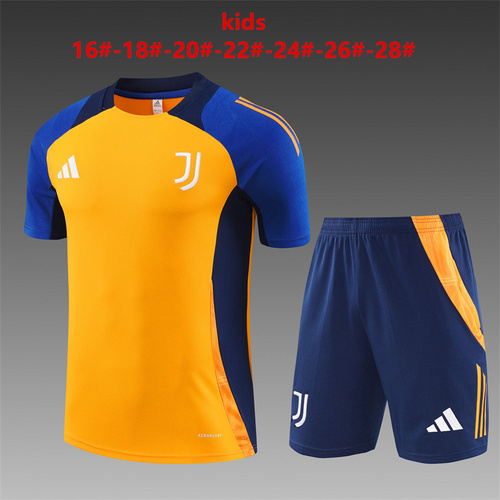 24/25 Juventus orange yellow Kid Training Kits - Image 1