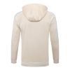 24/25 Argentina Beige half zip Hooded Jacket - Image 6