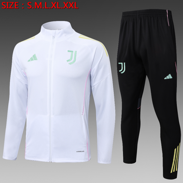 25/26 Juventus White Jackets sets - Image 1