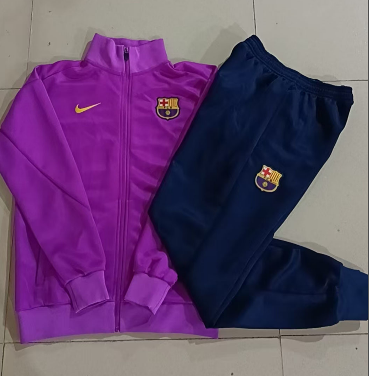 25/26 Barcelona Purple Jackets sets - Image 1