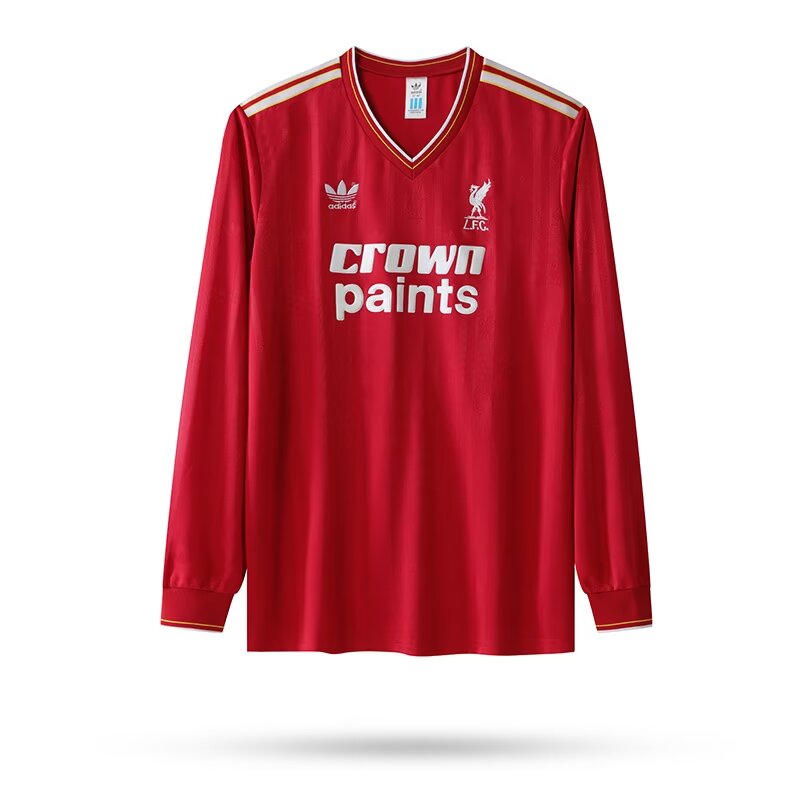 Retro 85/87 Liverpool home Long sleeve - Image 1