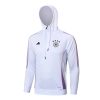 24/25 Germany white half zip Hooded Jacket - Image 16