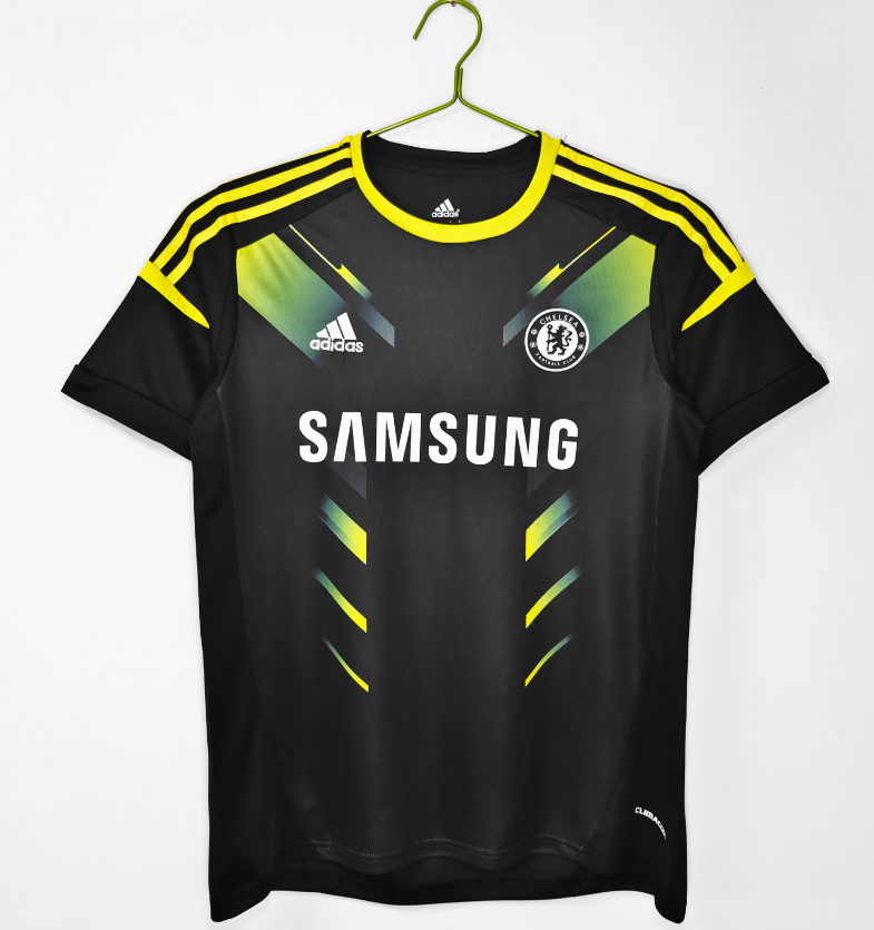 Retro 2012/13 Chelsea away second away Black - Image 1