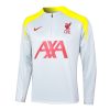 24/25 Liverpool half zip tracksuit light grey - Image 3