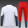 26/27 Adults Half Pull Brazil International white Tracksuit - Image 6