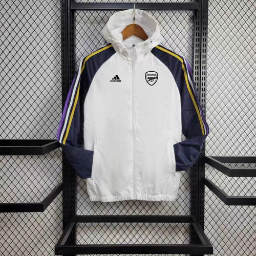 24/25 Arsenal white windbreaker 24/25 Arsenal white windbreaker - Image 1
