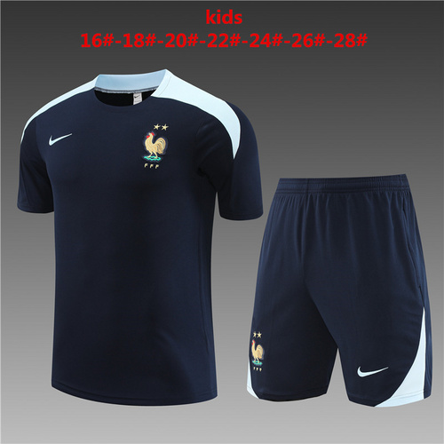 24/25 France royal blue Kid Training Kits 24/25 France royal blue Kid Training Kits - Image 1