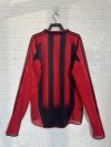 Retro 04/05 AC Milan Home Long Sleeve - Image 6