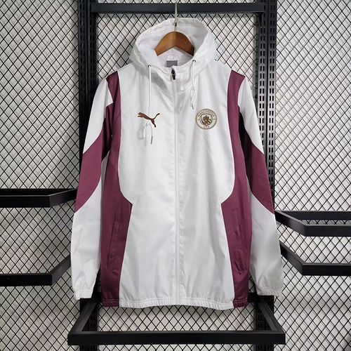 24/25 Manchester City white Windbreaker 24/25 Manchester City white Windbreaker - Image 1