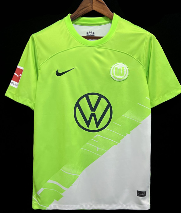 Fans Version 23/24 Wolfsburg home football shirt Fans Version 23/24 Wolfsburg home football shirt - Image 1