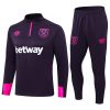 24/25 West Ham purple half zip Tracksuit - Image 12