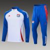 24/25 Lyon white half zip Tracksuit