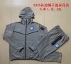 24/25 Inter Milan gray hooded Jacket Sets - Image 2