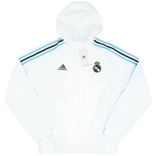 24/25 Real Madrid white windbreaker 24/25 Real Madrid white windbreaker - Image 1