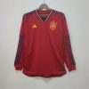 2022 Long Sleeve Spain Home World Cup Soccer Jerseys