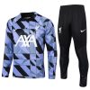 23/24 Liverpool half zip tracksuit Purple inkjet - Image 4
