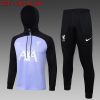 23/24 Liverpool hooded half zip tracksuit light purple - Image 6