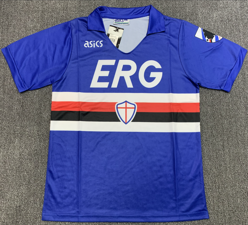 Retro 1990/91 Sampdoria home Retro 1990/91 Sampdoria home - Image 1