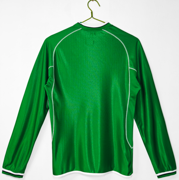Retro 2002 Ireland home 5B long sleeve - Image 4
