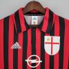 Retro 99/00 AC Milan Home Long Sleeve - Image 3