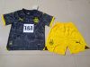 23/24 Kids Dortmund away Soccer Jerseys Football Shirt