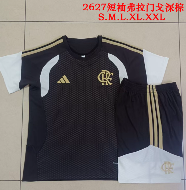 26/27 Adults Flamengo dark brown Training Kits 26/27 Adults Flamengo dark brown Training Kits - Image 1