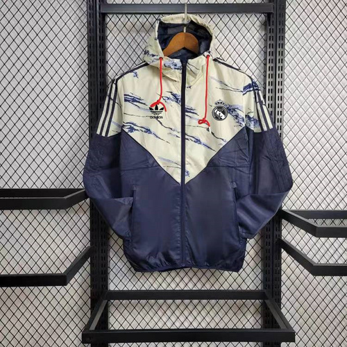24/25 Real Madrid printed color matching windbreaker 24/25 Real Madrid printed color matching windbreaker - Image 1