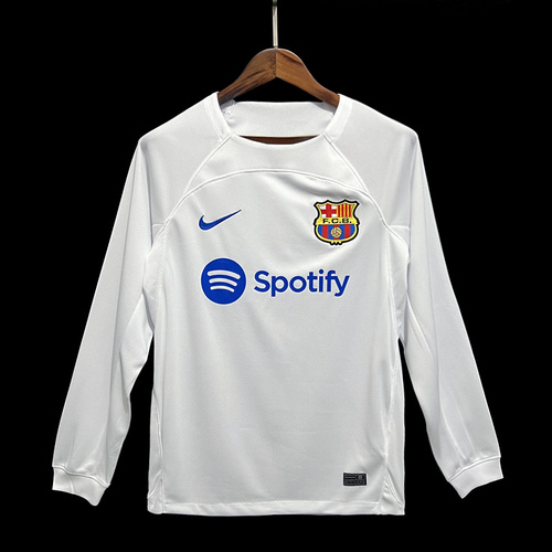 Fans version 23/24 Barcelona Away Long sleeve Fans version 23/24 Barcelona Away Long sleeve - Image 1