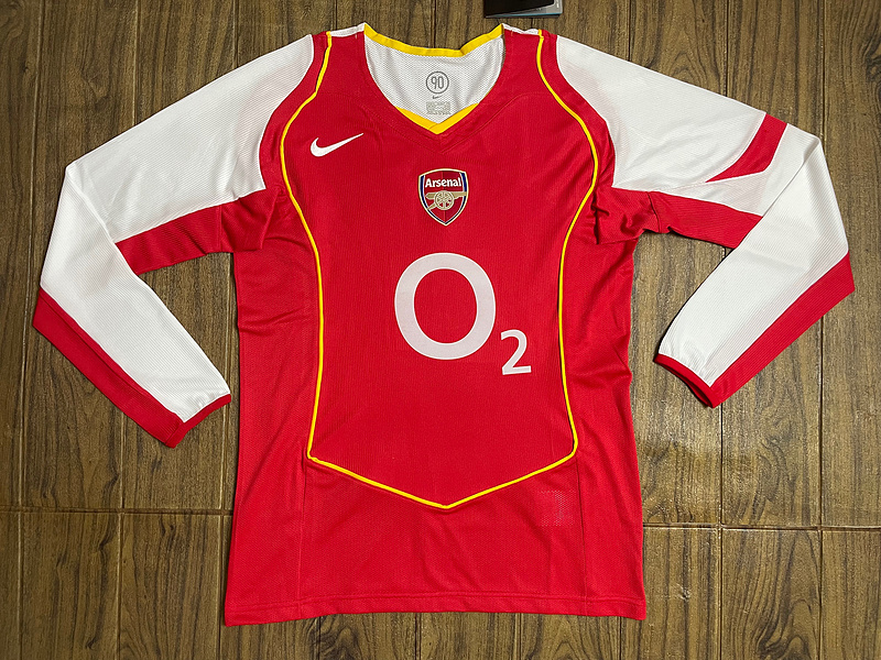 Retro 04/05 Arsenal Home Long sleeve Retro 04/05 Arsenal Home Long sleeve - Image 1