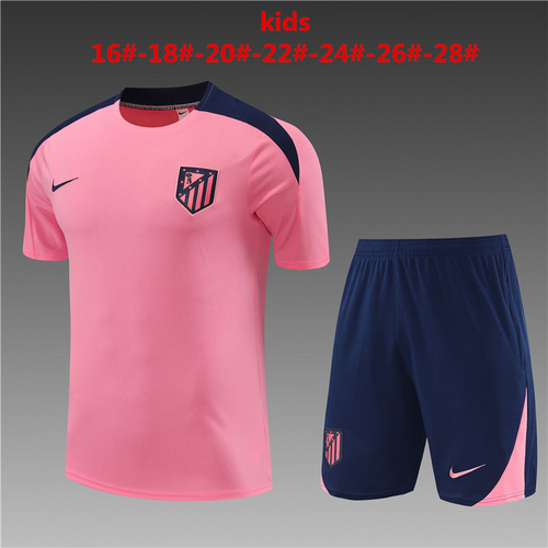 24/25 Atletico Madrid pink Kid Training Kits 24/25 Atletico Madrid pink Kid Training Kits - Image 1
